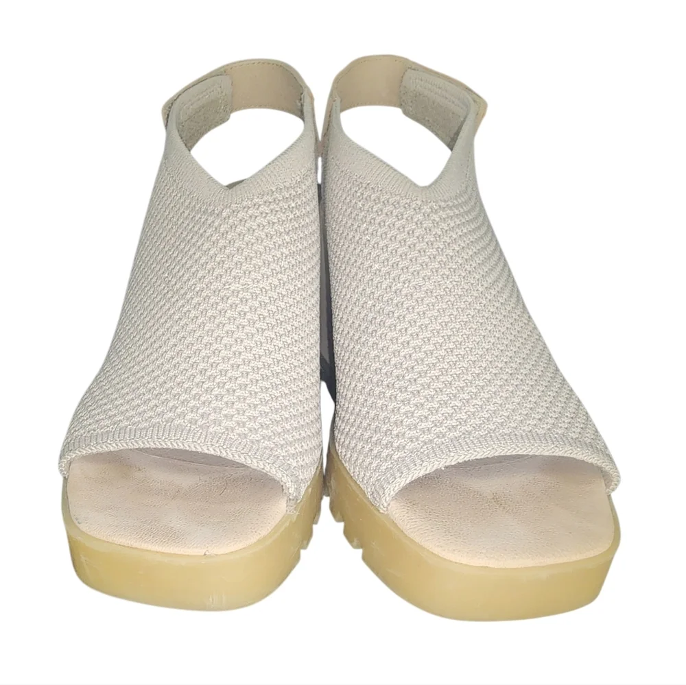 Eileen Fisher Cue Slingback Open-Toe Pumps, Womens 7​ - Picture 3 of 9
